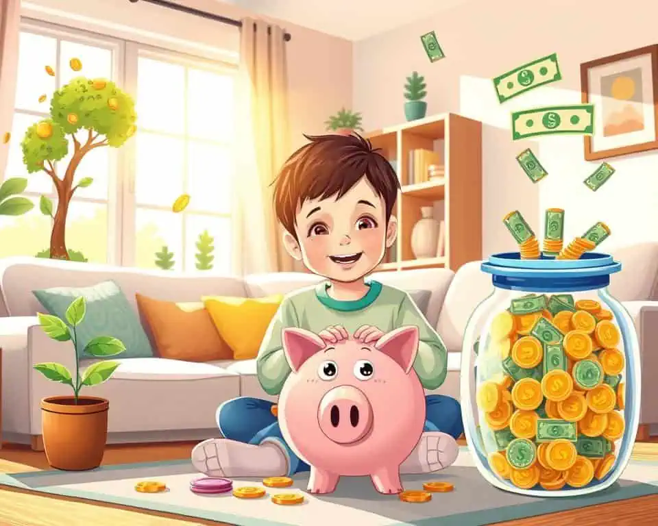 Teaching kids to save money